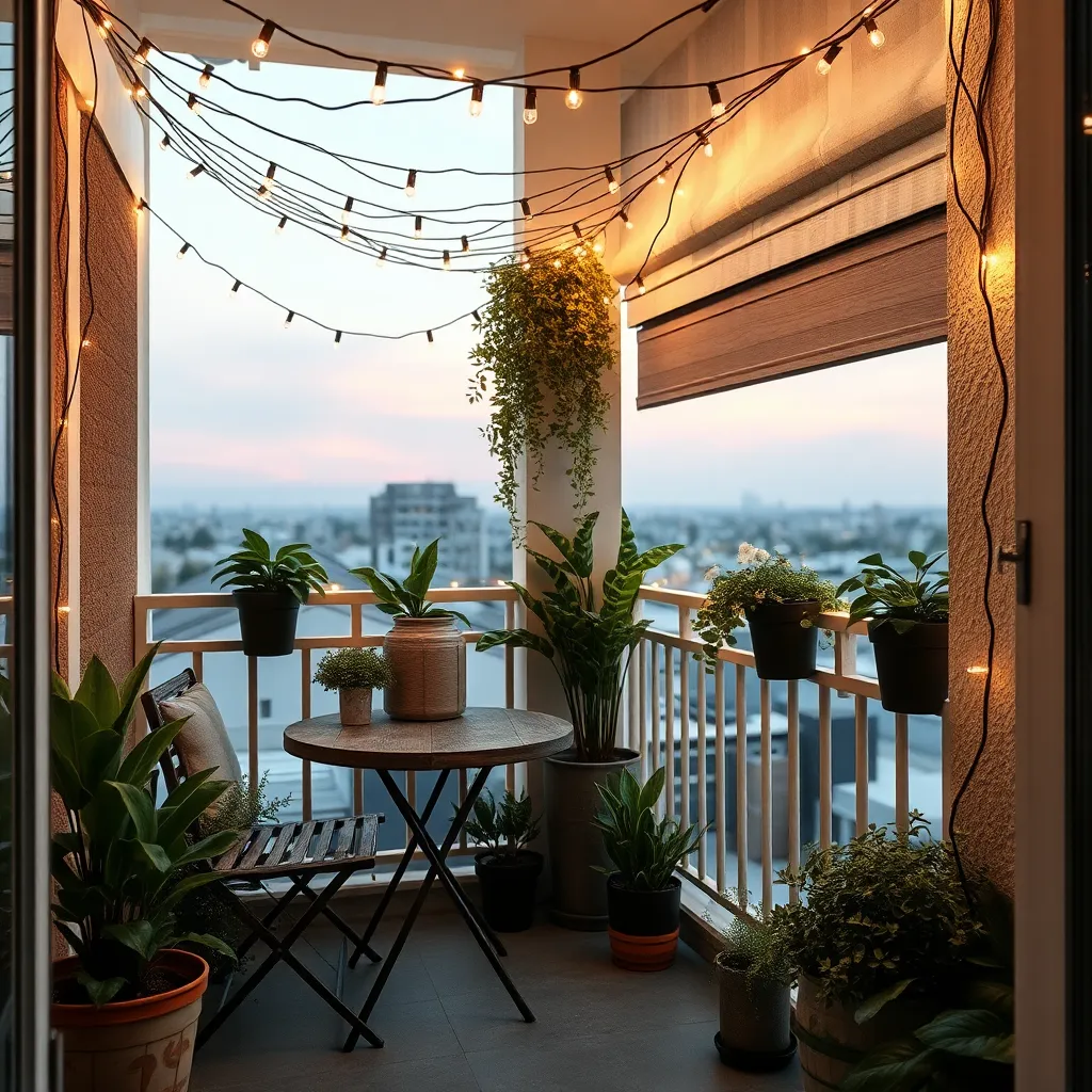 Hang String Lights Creatively