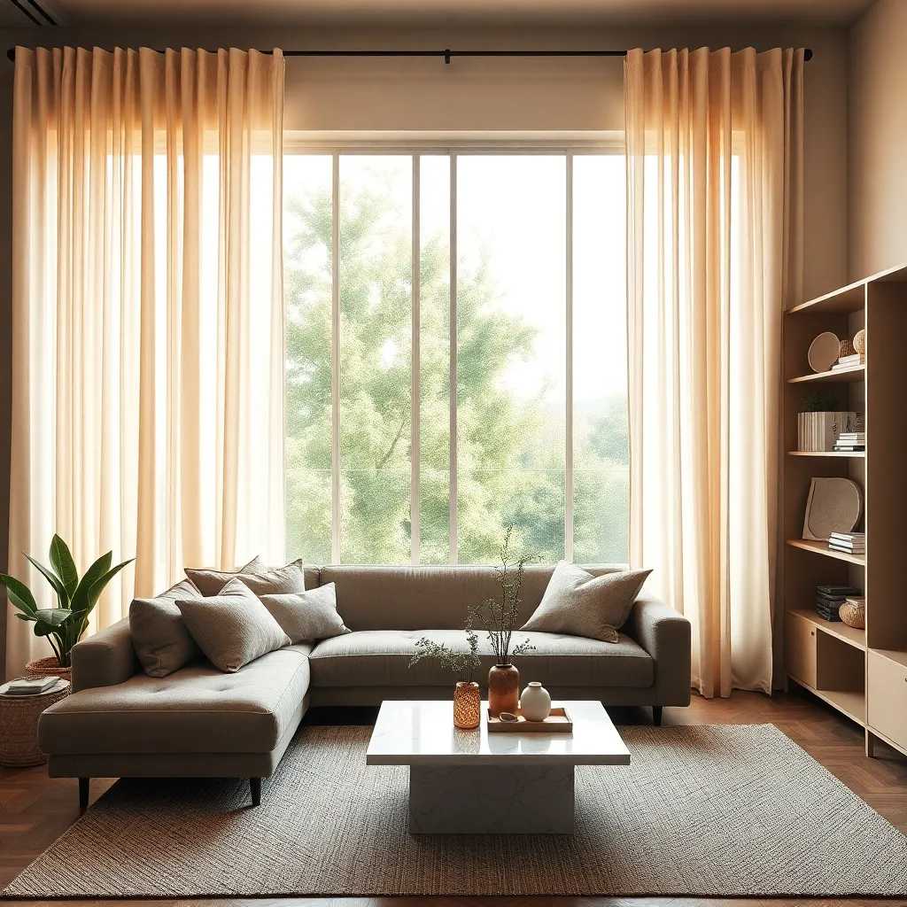 Install Floor-to-Ceiling Curtains