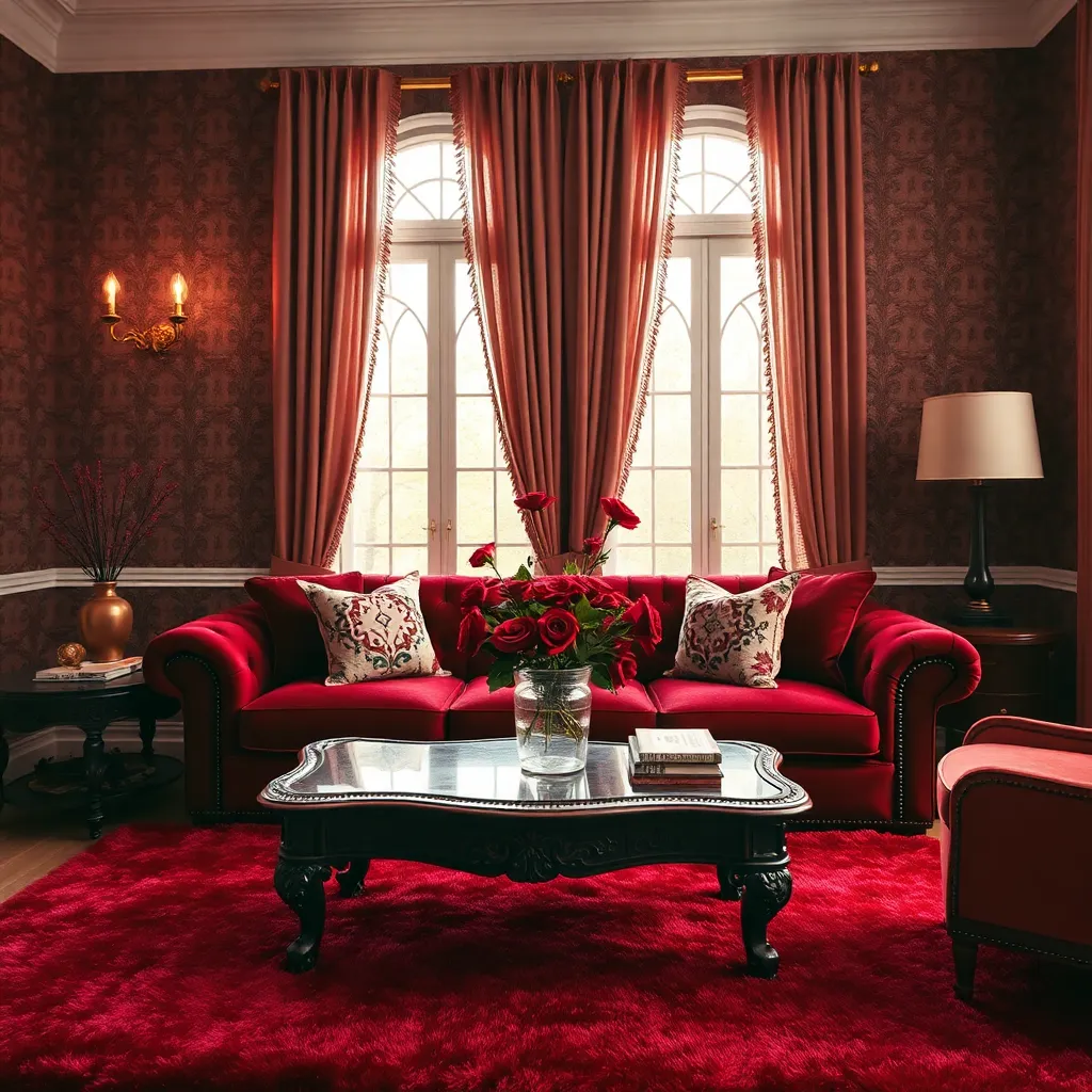 Dramatic Reds for Passionate Rooms