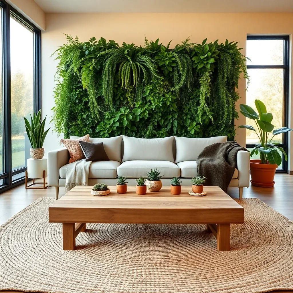 Living Plant Walls (Biophilic Air Purification)