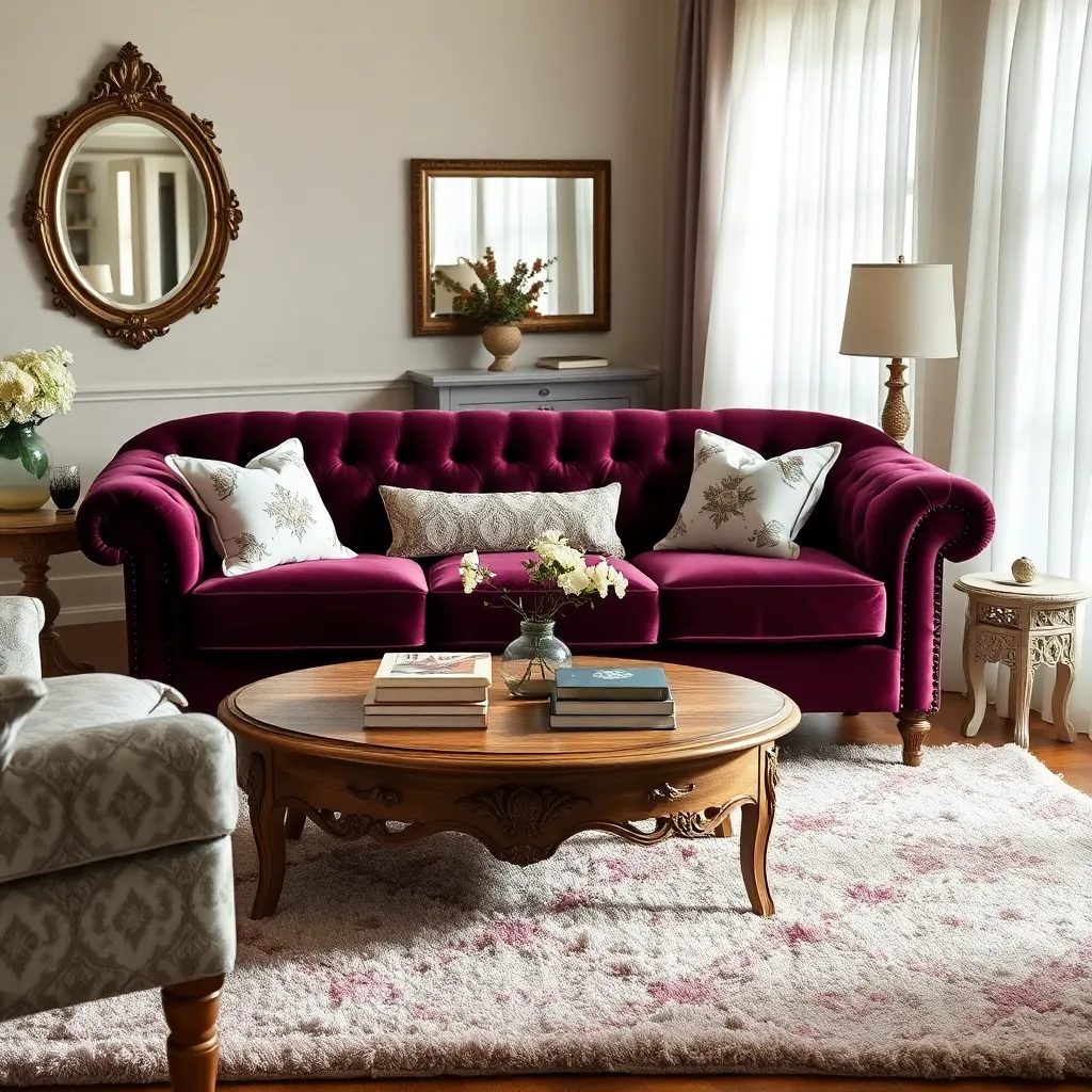 Plum & Antique White (Vintage Allure)