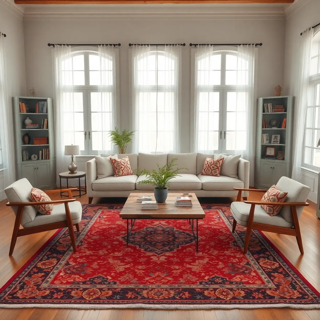 Utilizing Vintage Rugs Creatively
