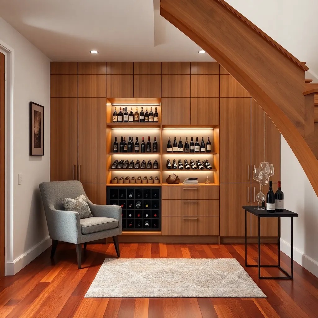 Built-In Wine Rack (Elegant Wine Display)