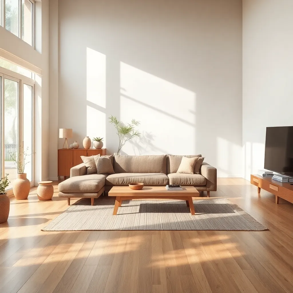 Low Profile Furniture Arrangement (Enhanced Flow and Space)