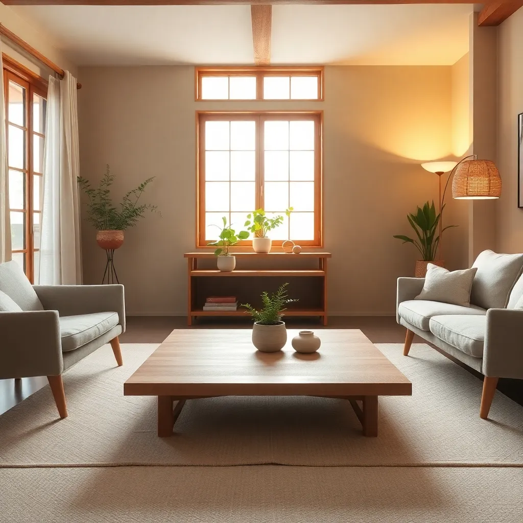 Natural Wood Accents (Warmth and Simplicity)