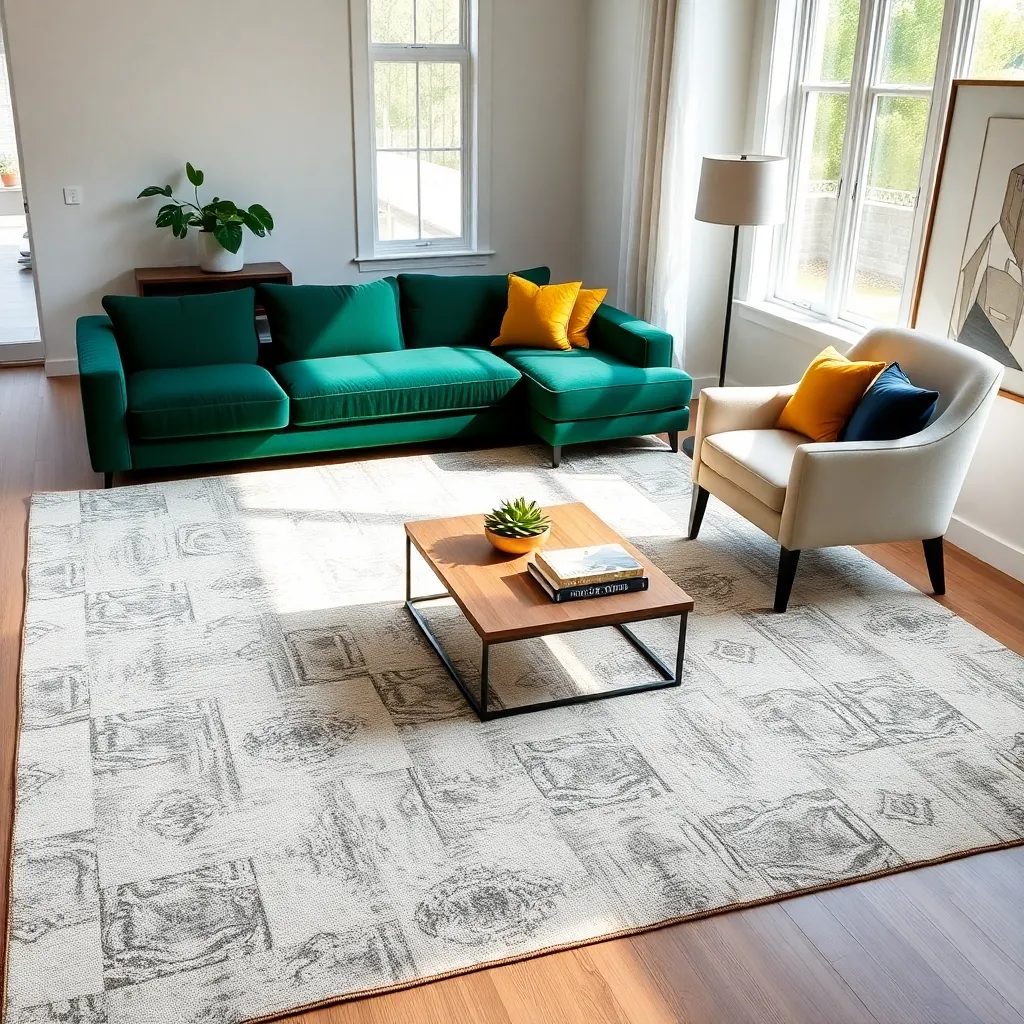 Use Rugs for Visual Boundaries