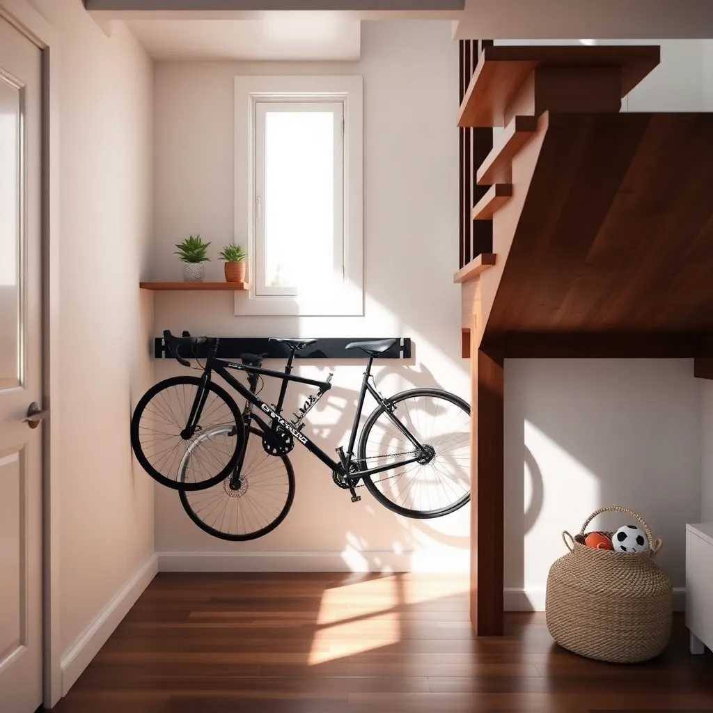 Sliding Bike Rack (Space-Saving Sports Gear Storage)