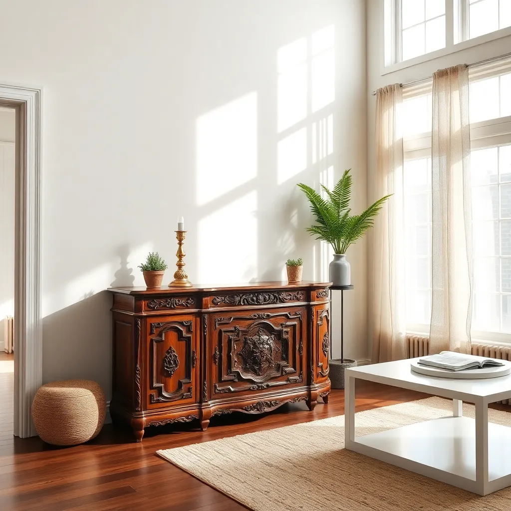 Antique Wooden Sideboards (Historical Charm)