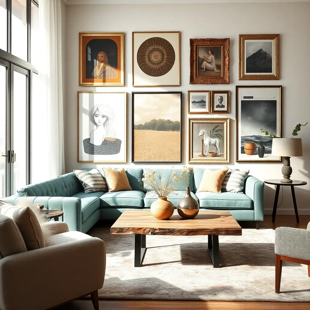 Incorporating Vintage and Modern Art