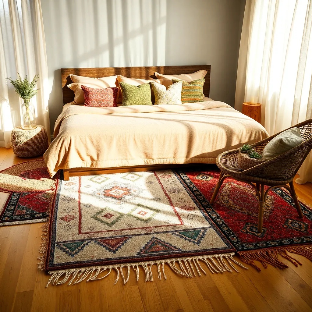 Layering Rugs for Warmth