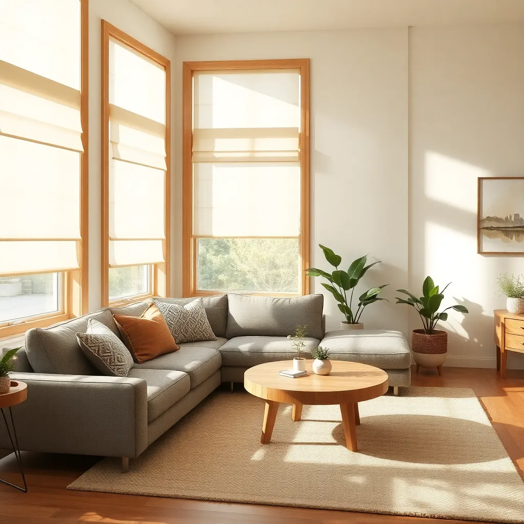 Embracing Simple Roman Shades