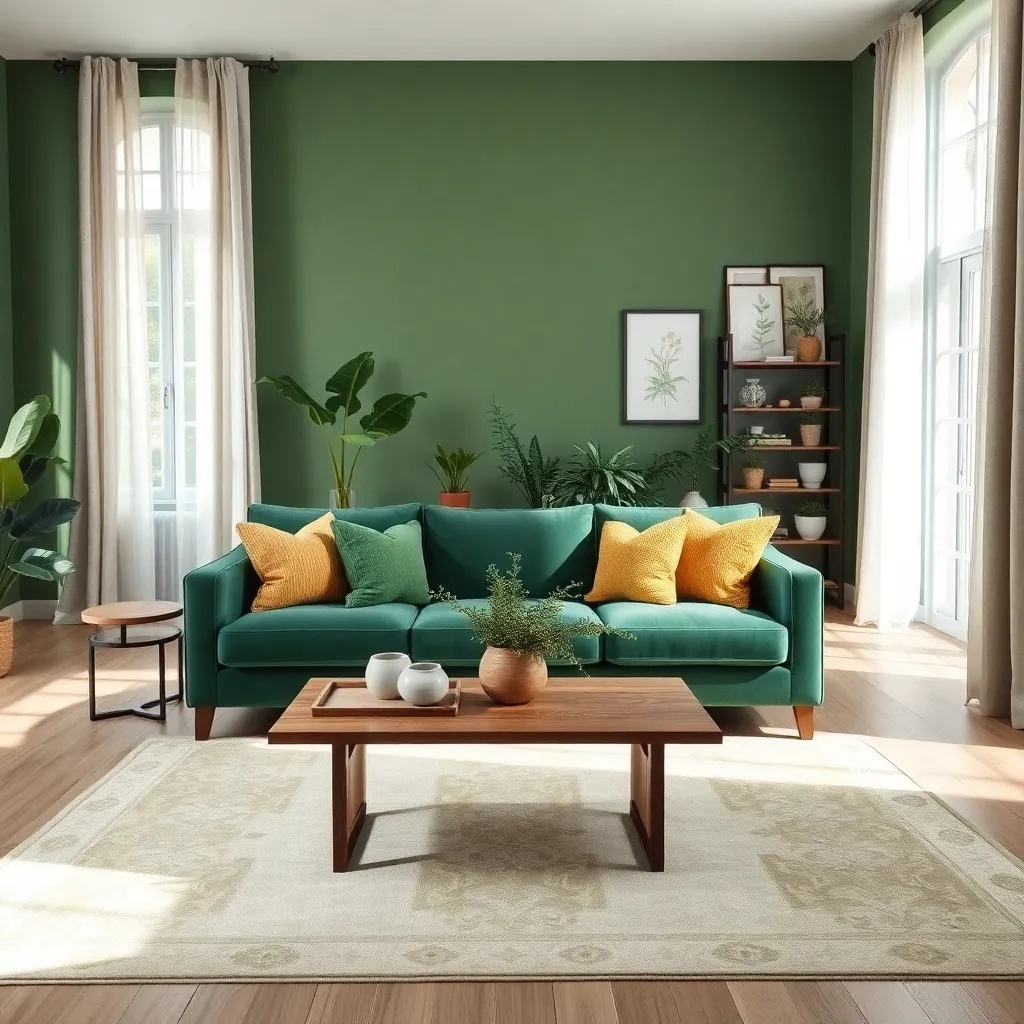 Rich Greens for Natural Elegance