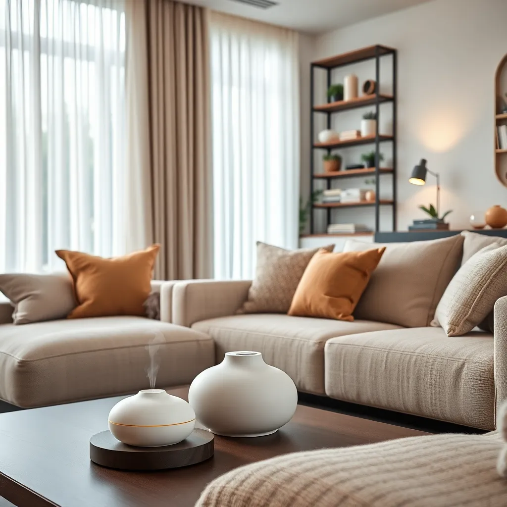 Sensor-Activated Aroma Diffusers (Mood-Enhancing Scents)