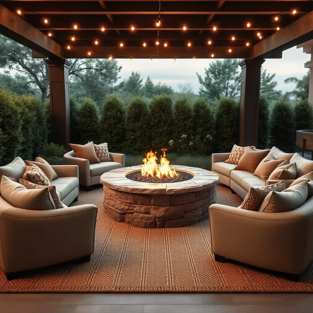 Crafting Cozy Fire Pit Arrangements