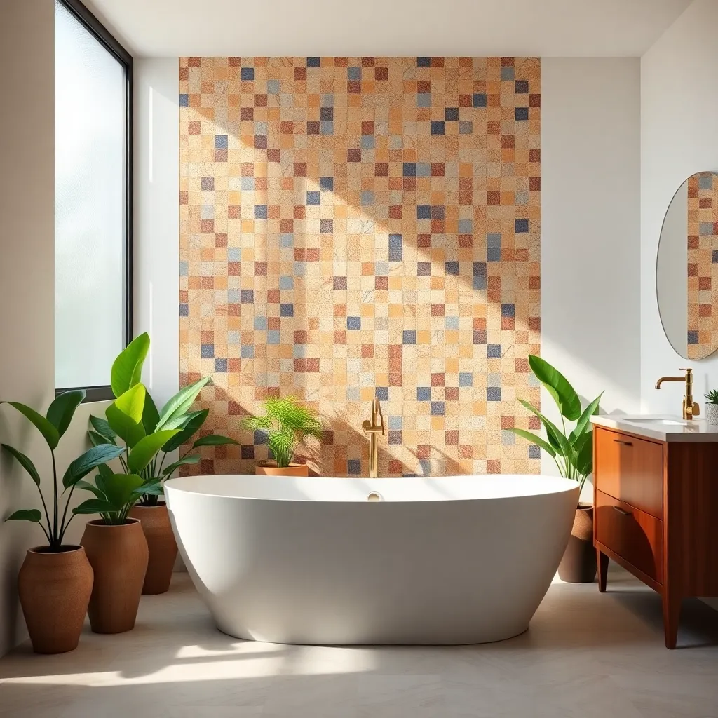 Install Mosaic Accent Walls