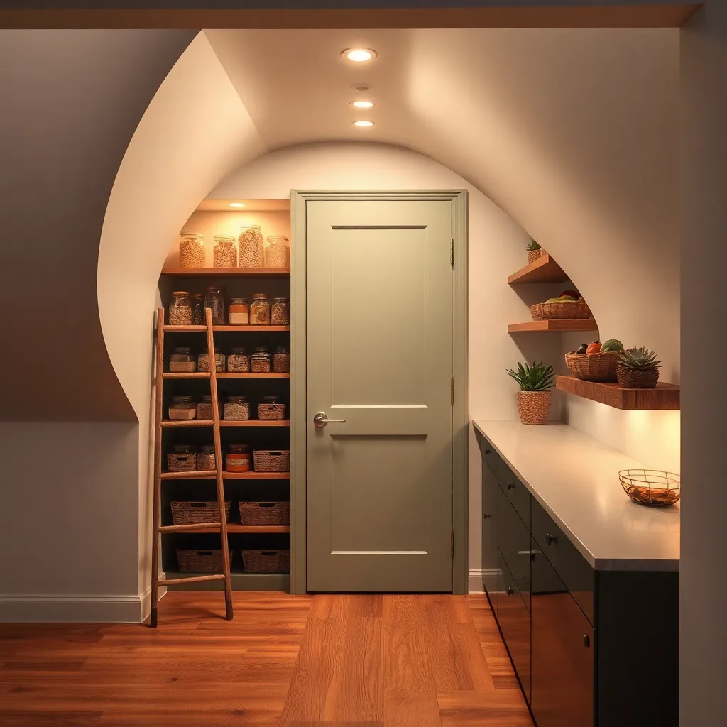 Under-Stairs Pantry (Accessible Kitchen Supplies)