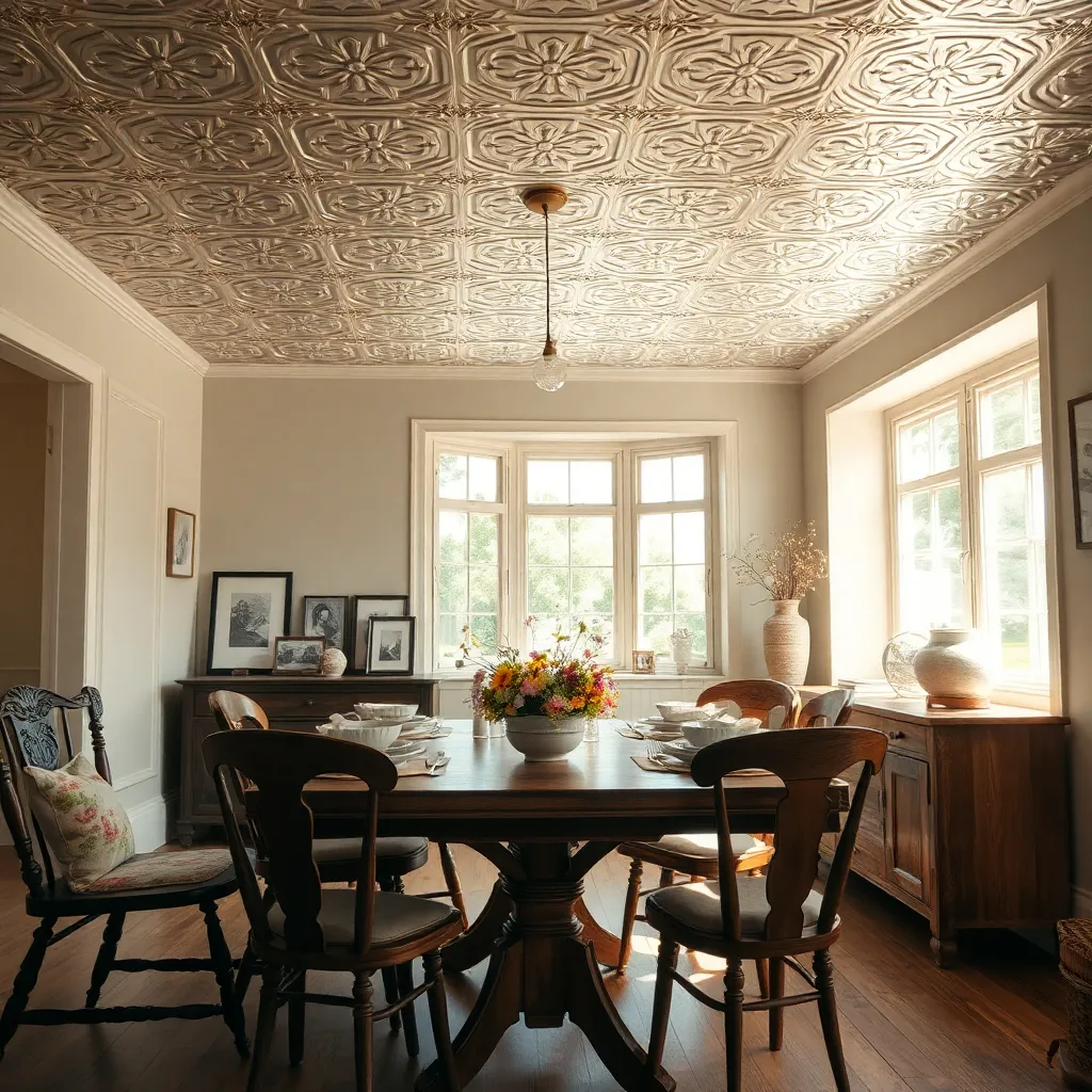 Vintage Charm with Tin Tiles
