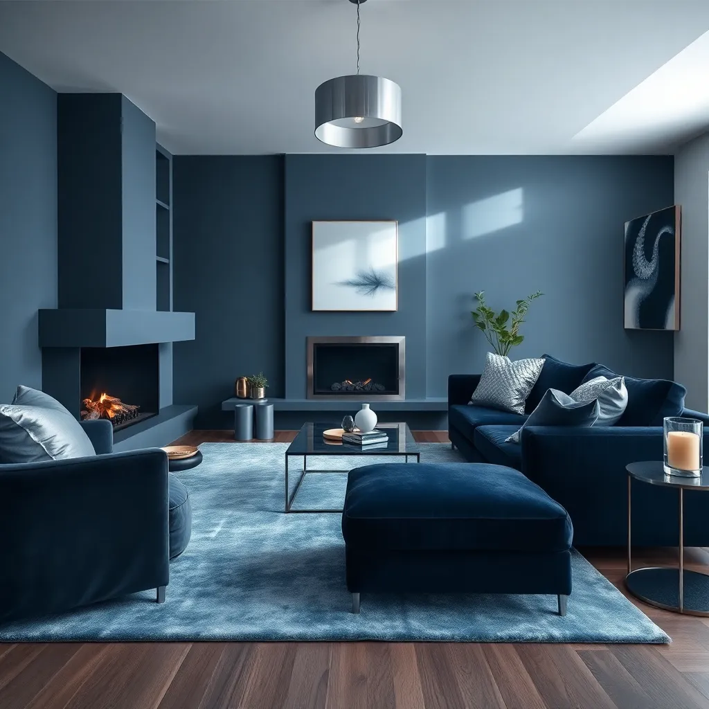 Midnight Blue & Silver (Cool Tranquility)