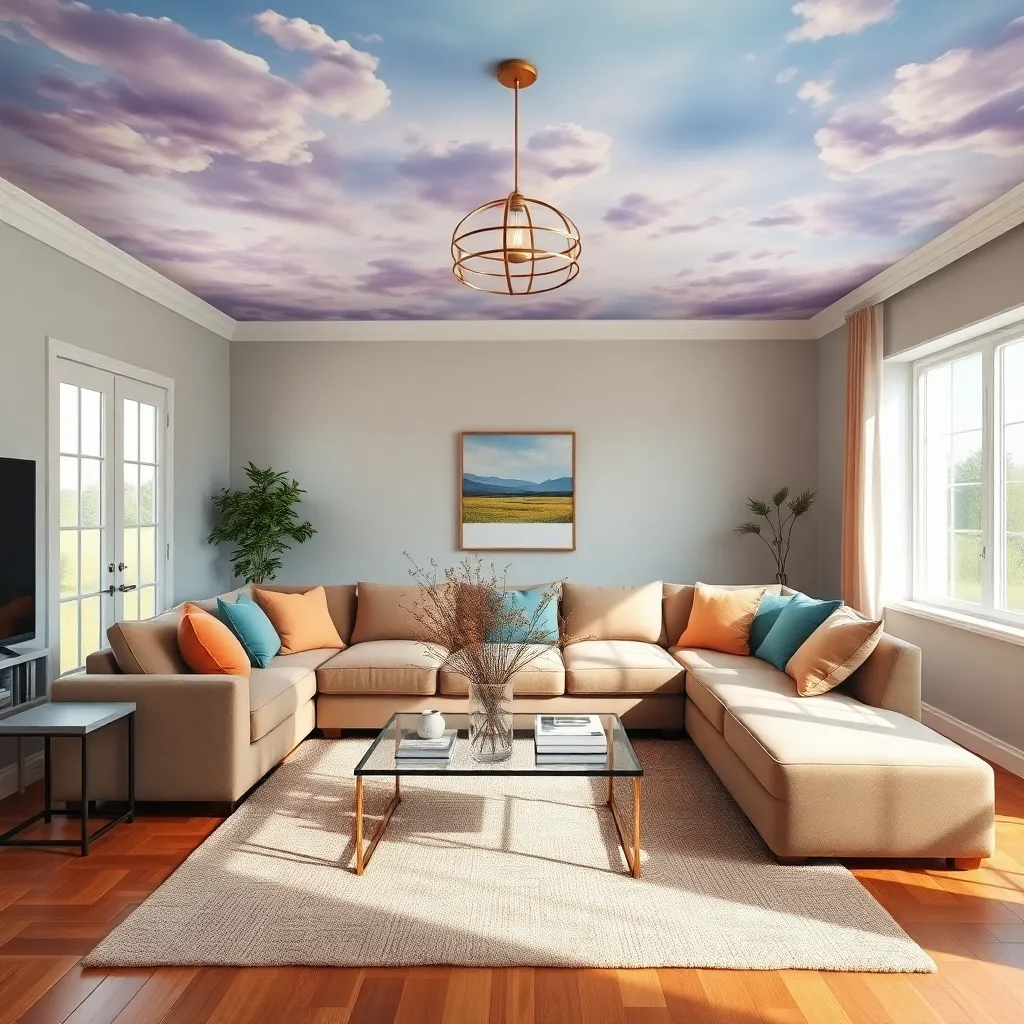 Artistic Murals on Ceilings
