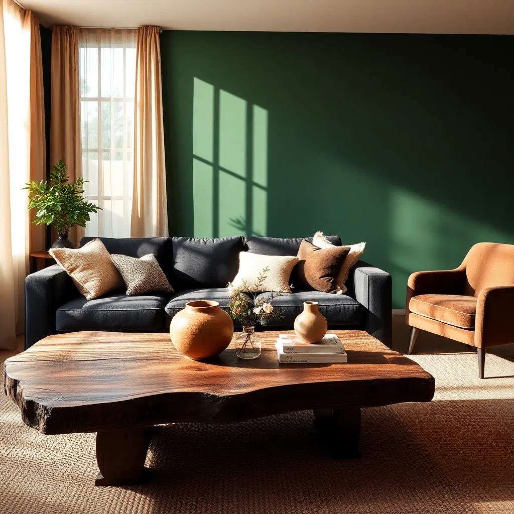Forest Green & Charcoal (Rustic Calm)