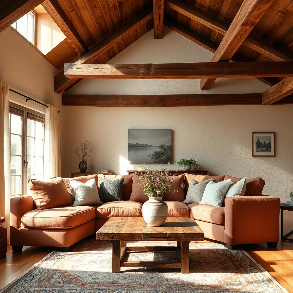 Exposed Beams (Rustic Charm and Warmth)