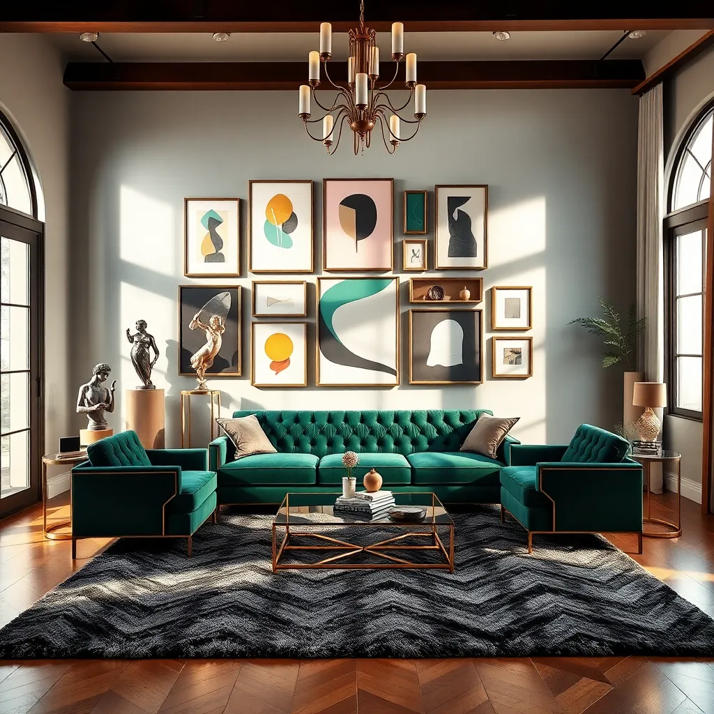 Display Stylized Artwork and Sculptures
