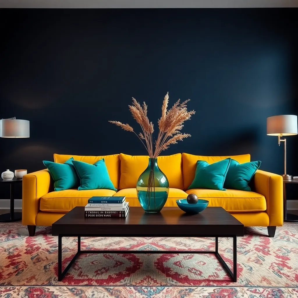 Incorporating Bold Accent Shades