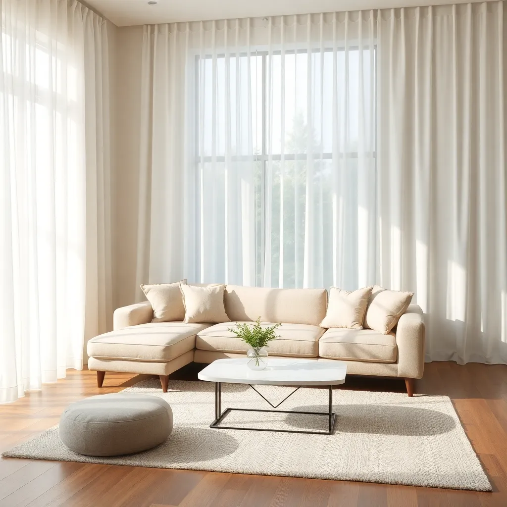 Incorporating Sheer Curtains Elegantly