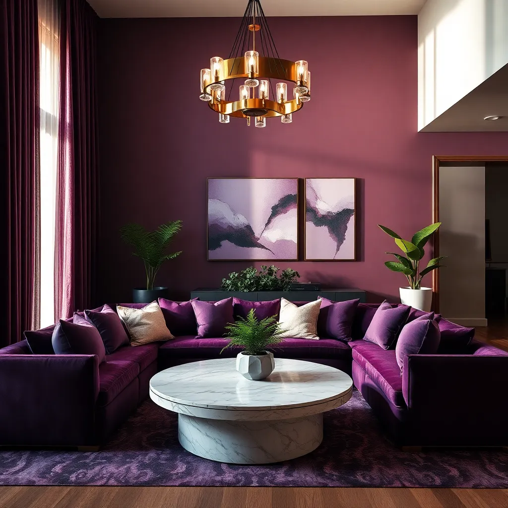 Dark Purples for Luxurious Touch