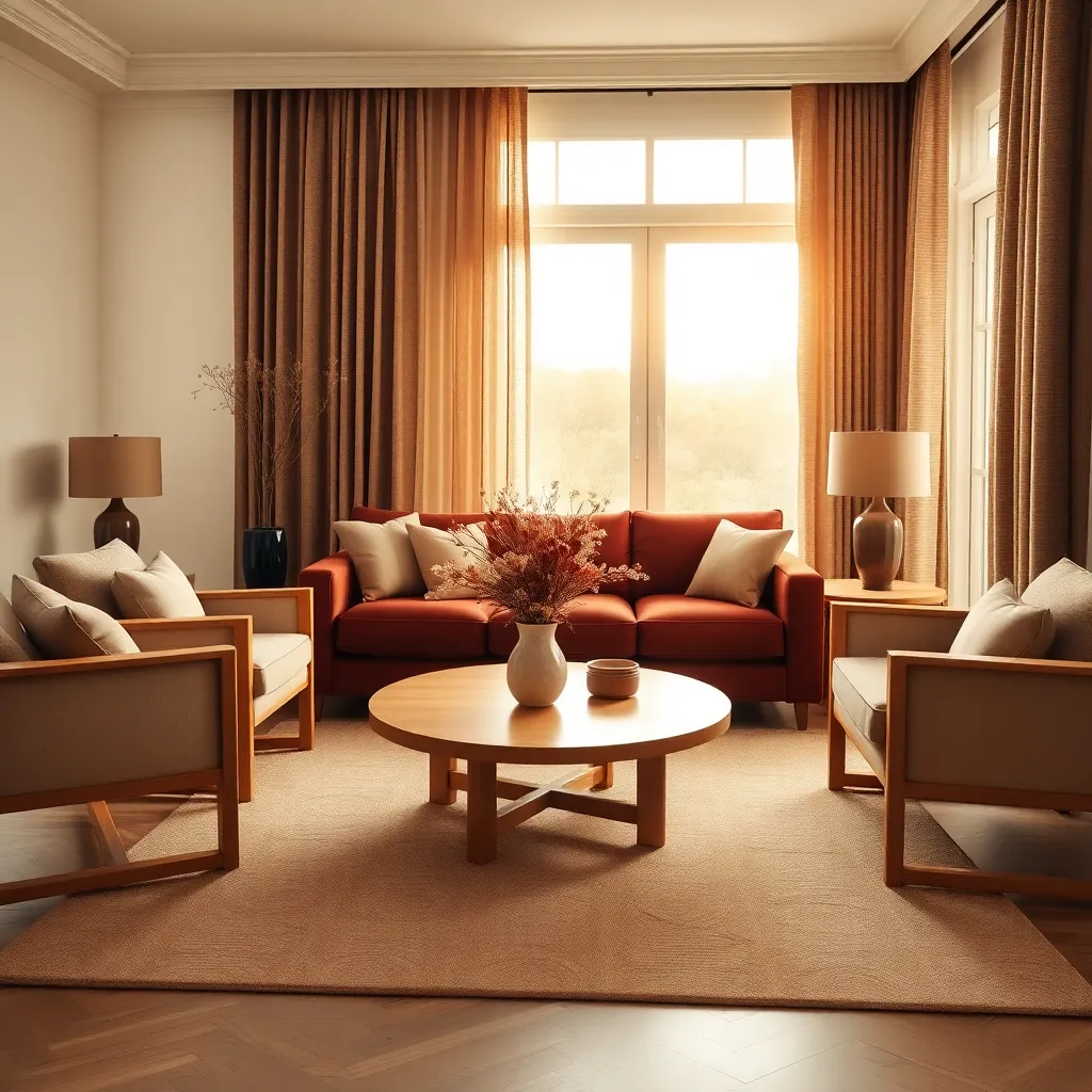 Marsala & Warm Beige (Timeless Warmth)