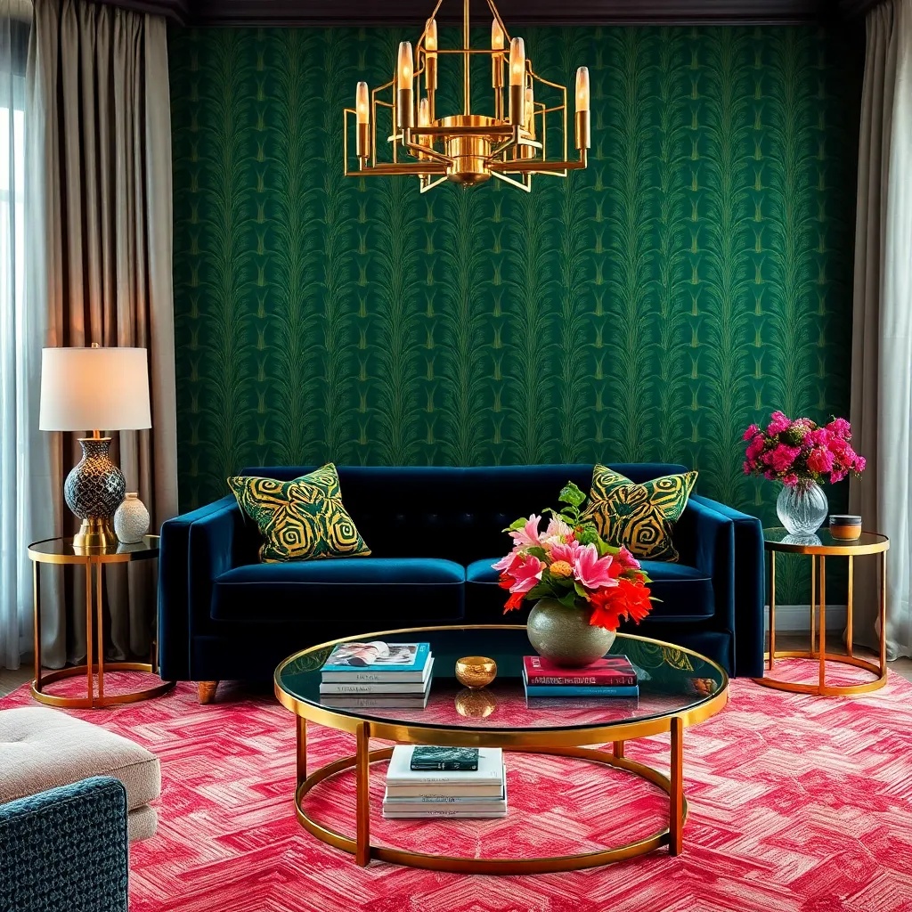 Integrate Bold Geometric Patterns