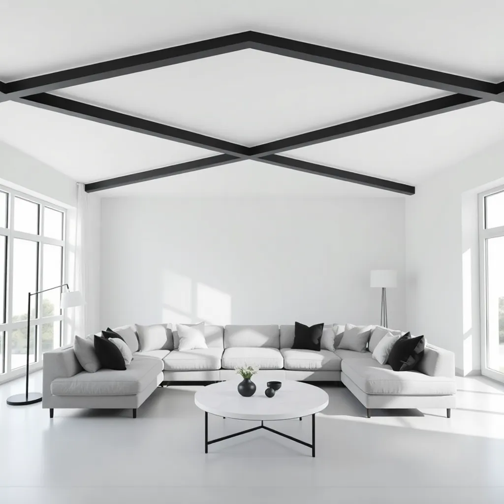 Minimalist Monochrome Ceilings