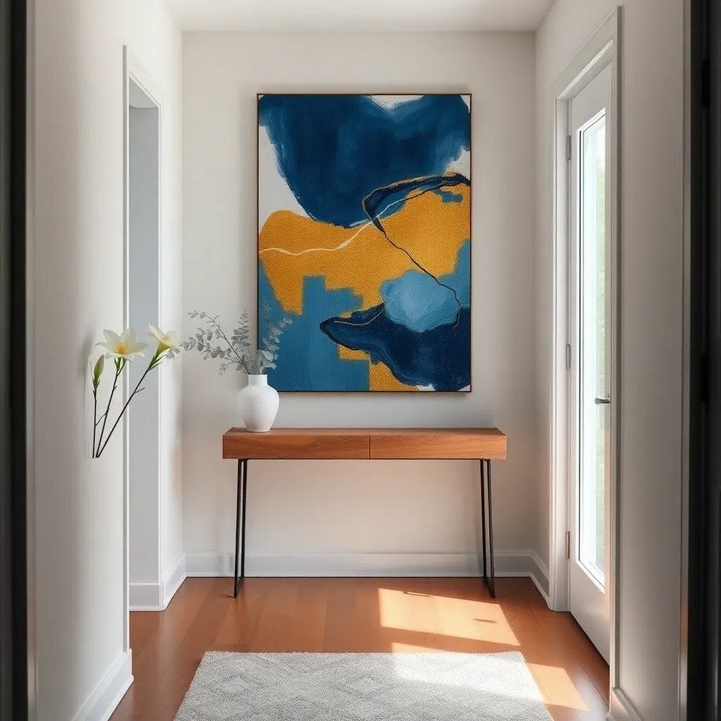 Arrange Oversized Abstract Paintings