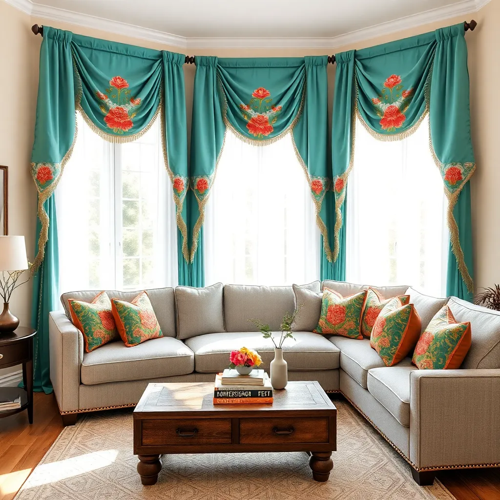 Utilizing Vibrant Window Valances