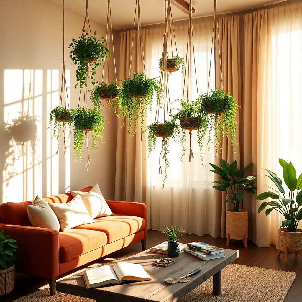 Hanging Planters (Biophilic Design Touch)