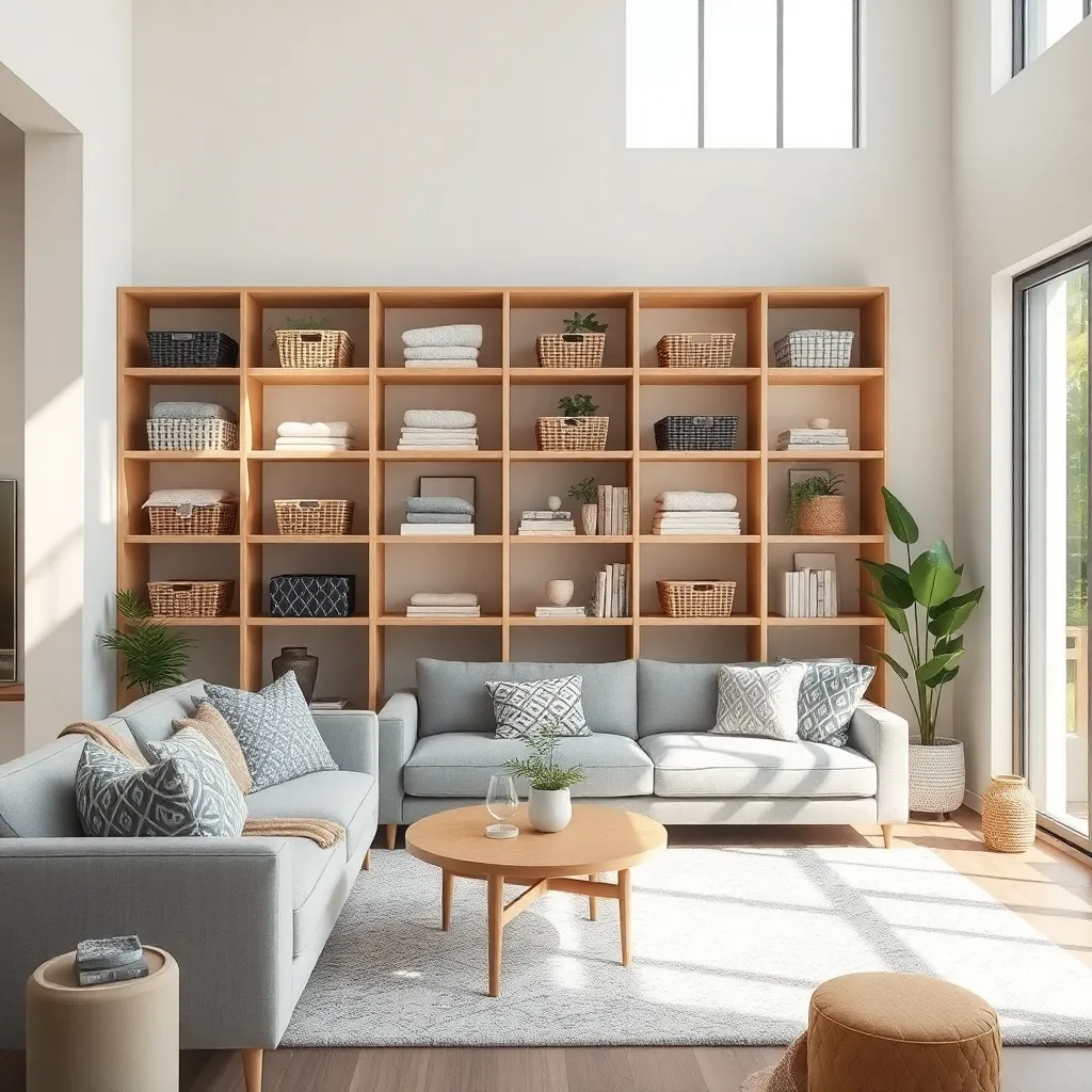 Use Decorative Storage Baskets