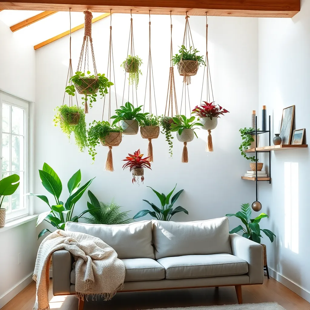 Use Hanging Planters Creatively