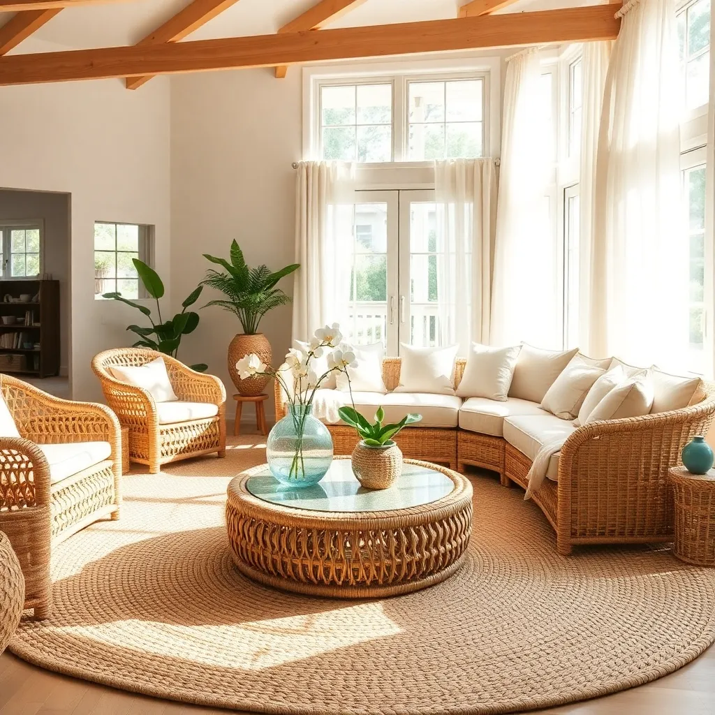 Rattan Furniture Pieces (Coastal Comfort & Style)