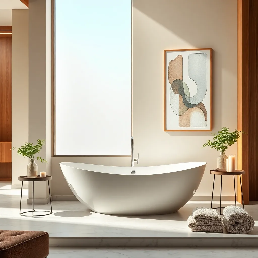 Incorporating Sculptural Bathtub Designs