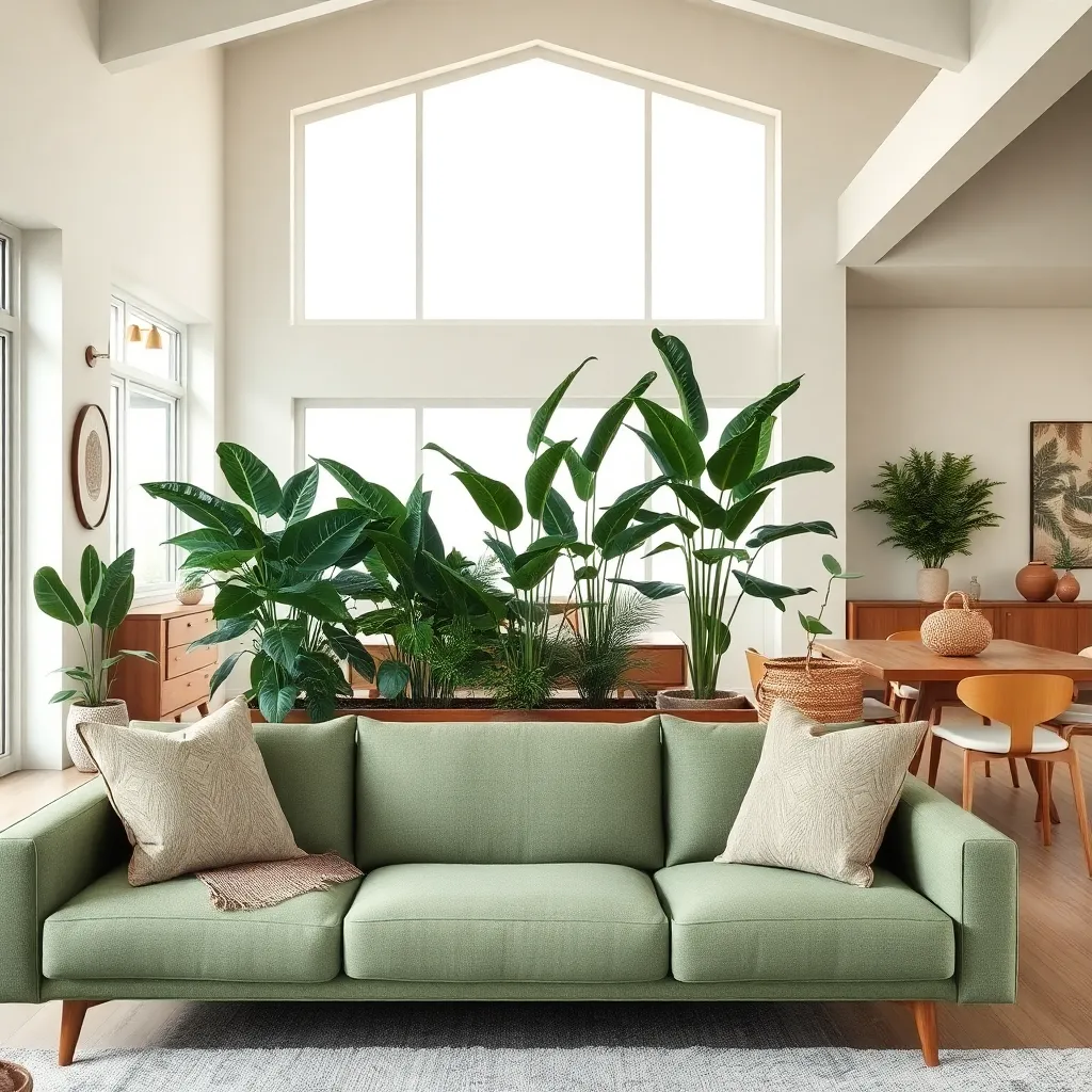 Use Plants as Room Dividers