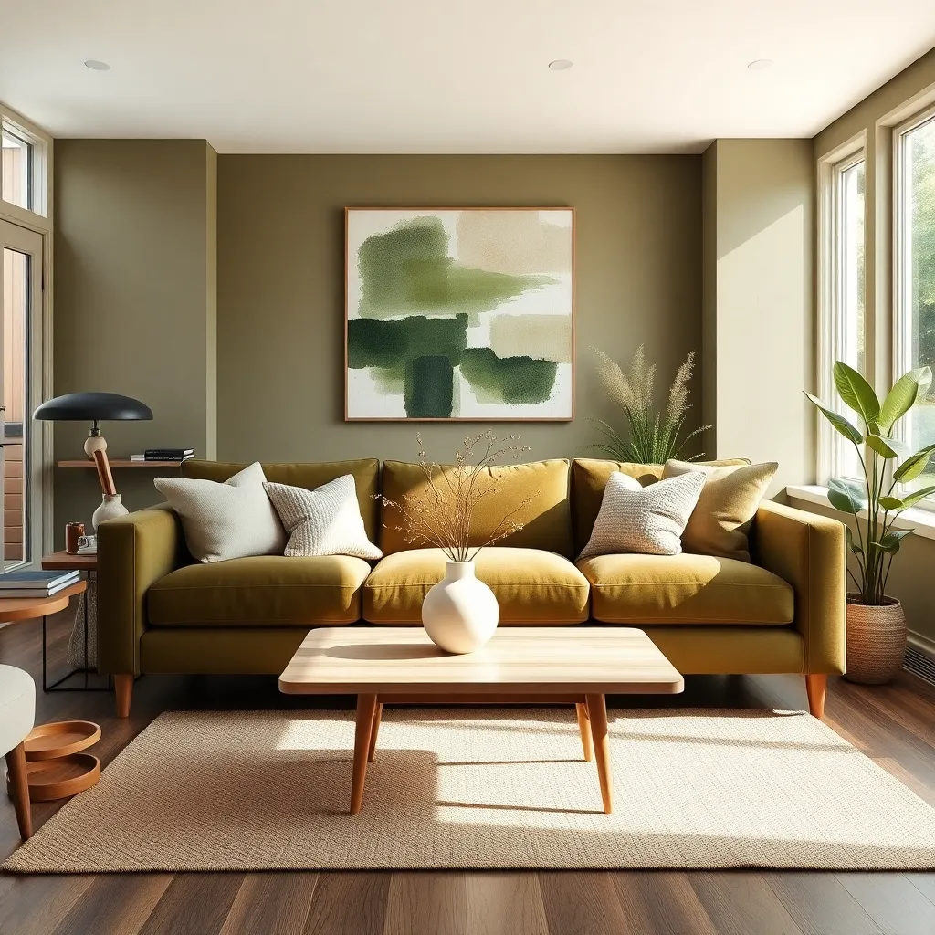 Creating Depth with Olive Shades