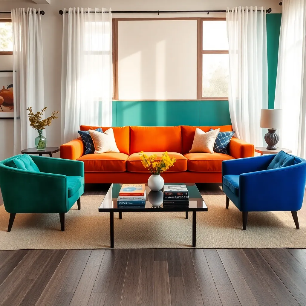 Integrate Colorful Furniture Elements
