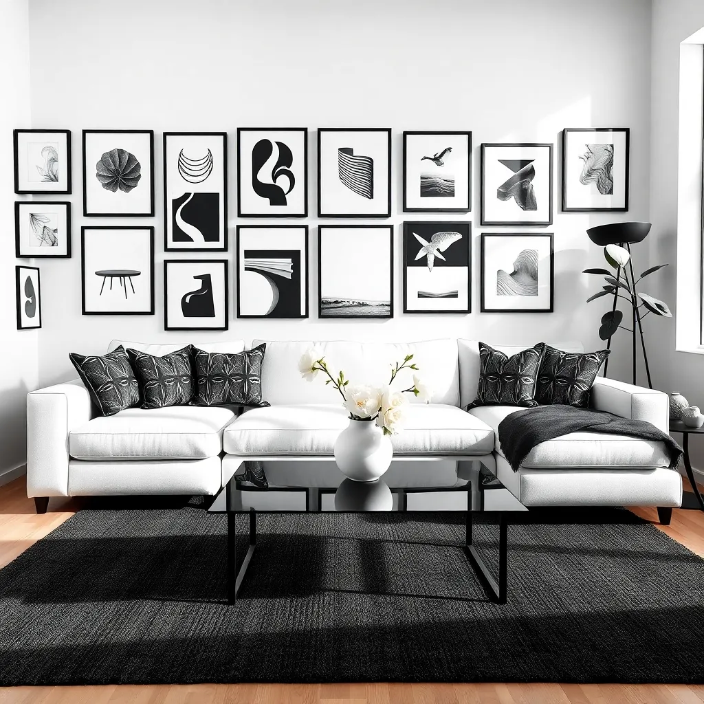 Curating Art for Black and White