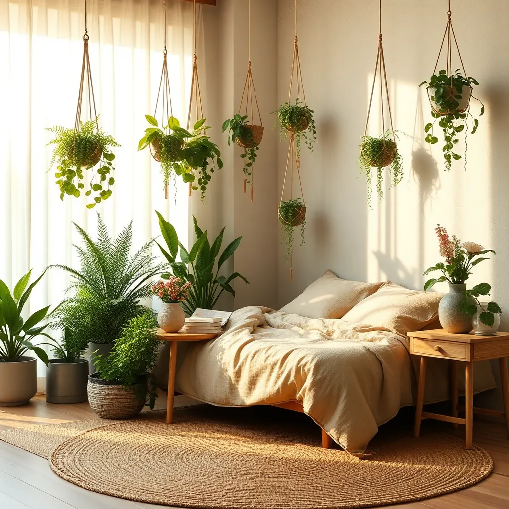 Plant-Filled Retreat (Air Purification and Tranquility)