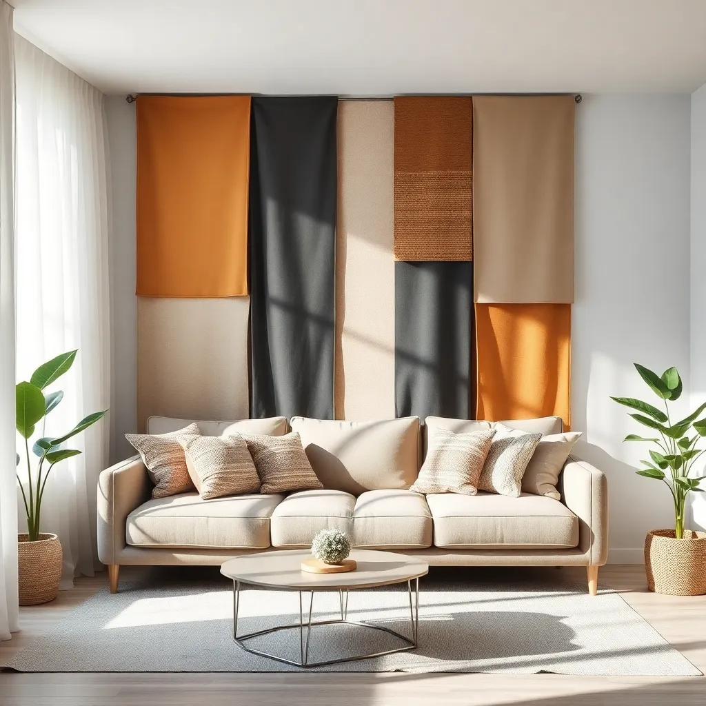 Textural Play with Fabric Panels