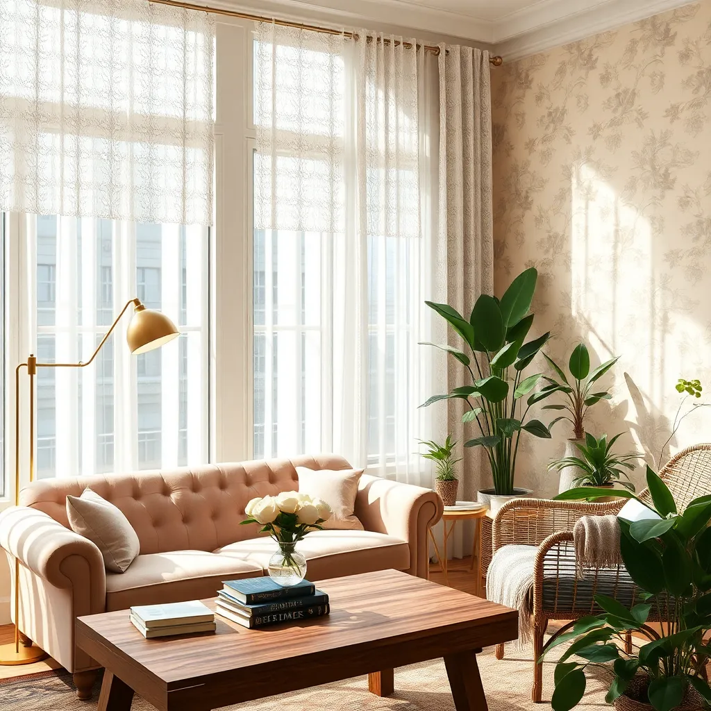 Vintage Lace Curtains (Timeless Elegance)