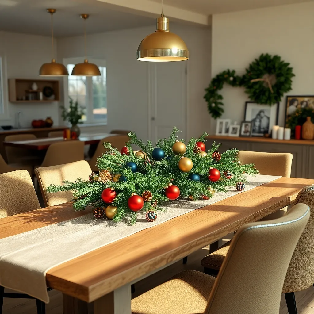 Display Holiday-Themed Centerpieces