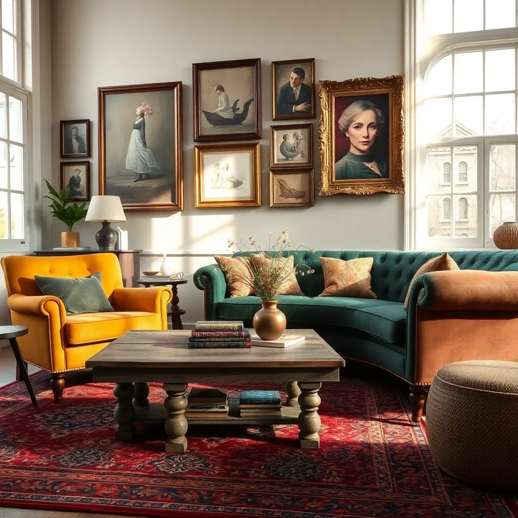 Mixing Vintage Art and Décor