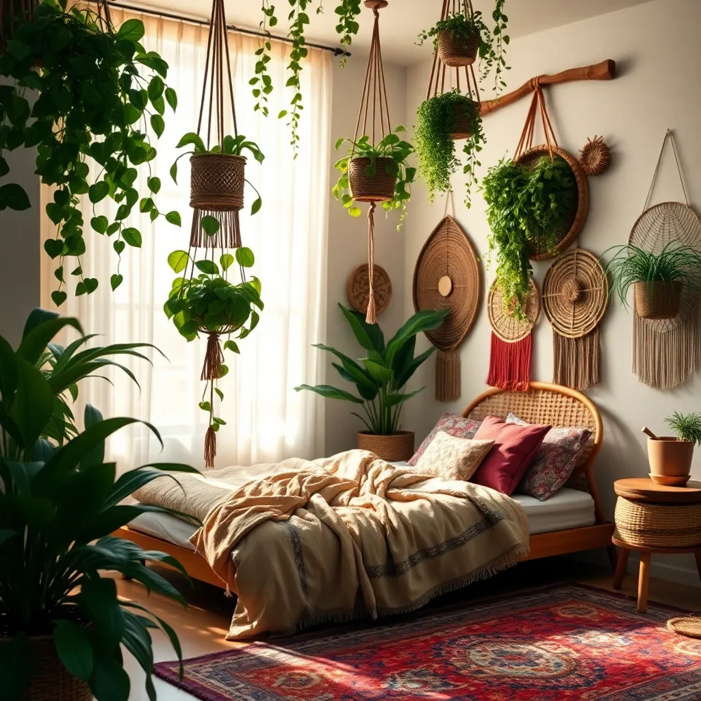 Add Greenery with Hanging Plants