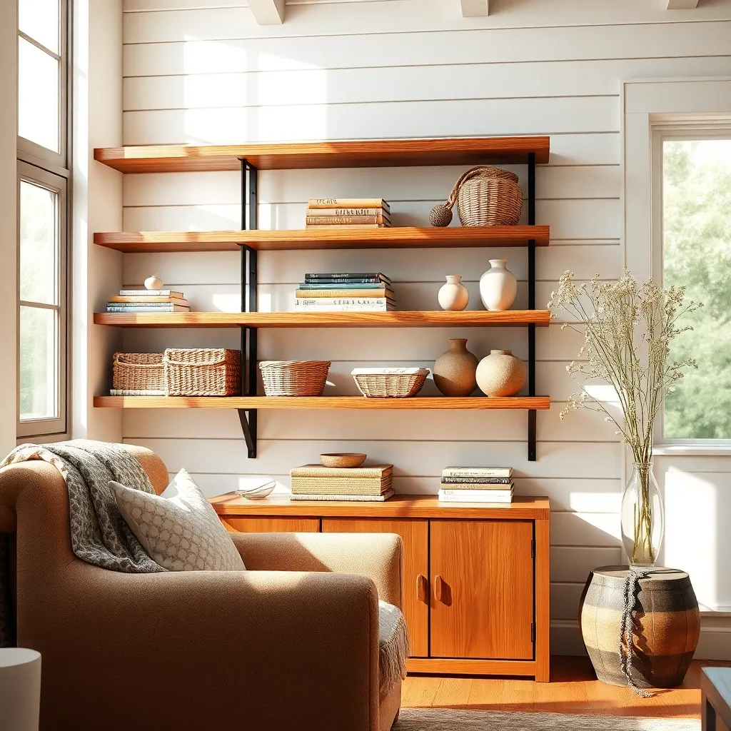 Styling Shelves for Cozy Appeal